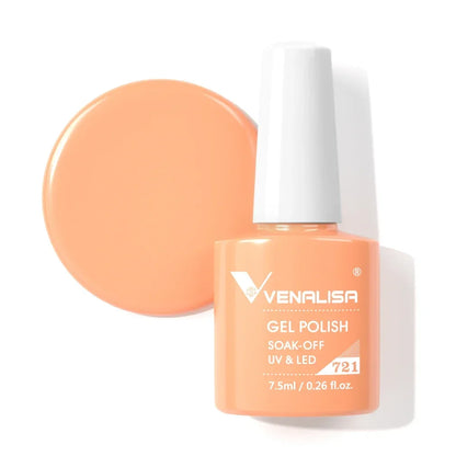 Venalisa 7.5ml HEMA FREE TPO FREE Full Coverage Soak Off UV LED Gel Polish Semi Permanent Nail Varnish Long Wear Gel Lacquer