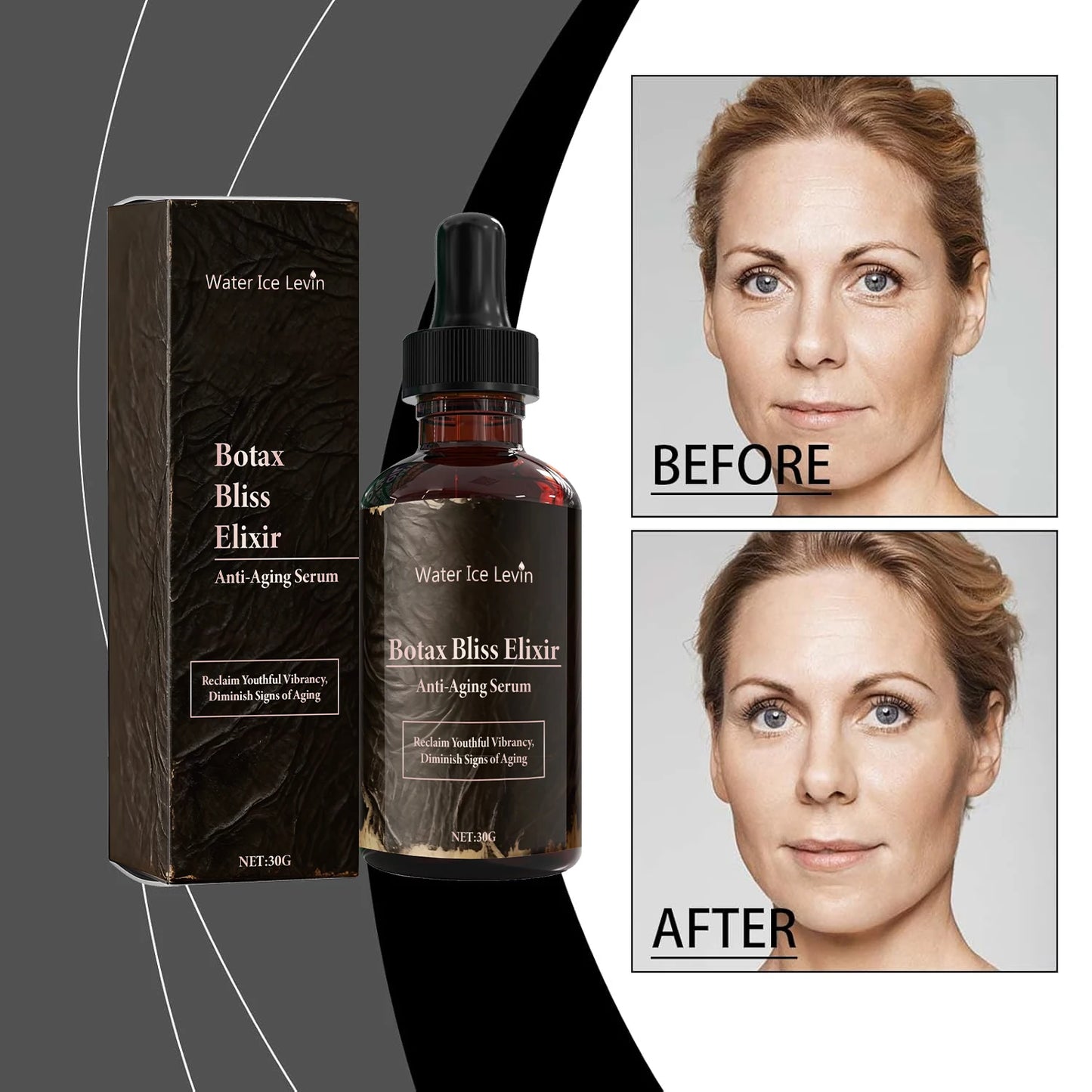 Botax Bliss Elixir Anti-Aging Serum with Retinol & Bee Venom, Replenish Moisture for Youthful Vibrancy & Confidence