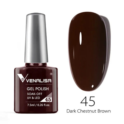 Venalisa 7.5ml HEMA FREE TPO FREE Full Coverage Soak Off UV LED Gel Polish Semi Permanent Nail Varnish Long Wear Gel Lacquer