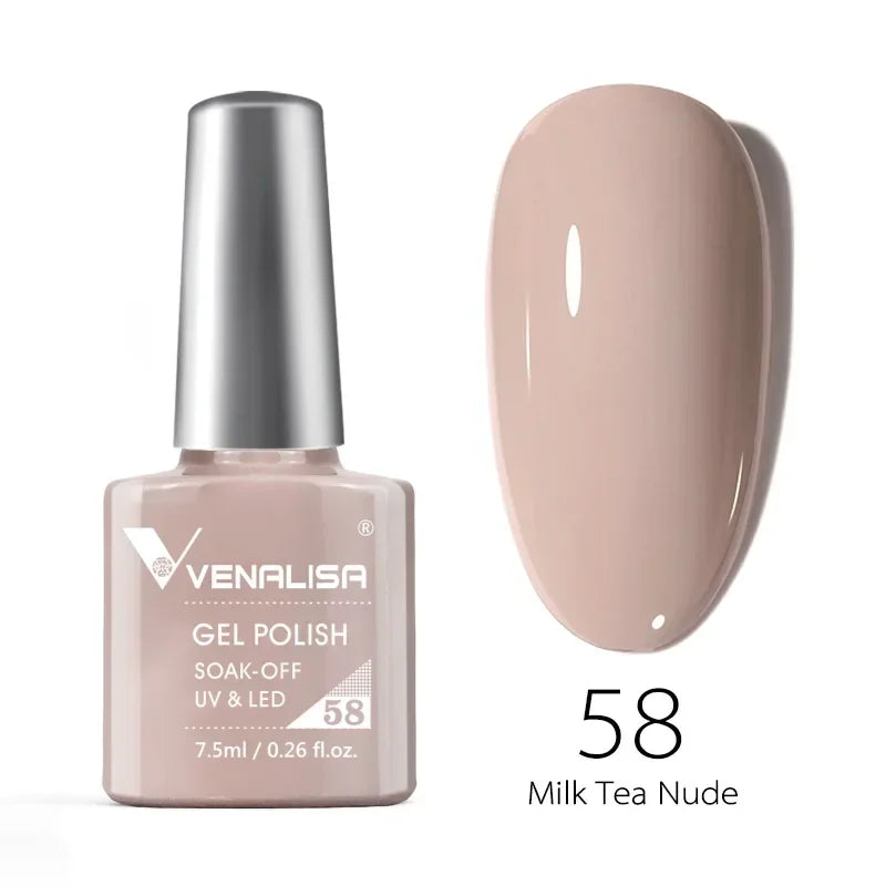 Venalisa 7.5ml HEMA FREE TPO FREE Full Coverage Soak Off UV LED Gel Polish Semi Permanent Nail Varnish Long Wear Gel Lacquer