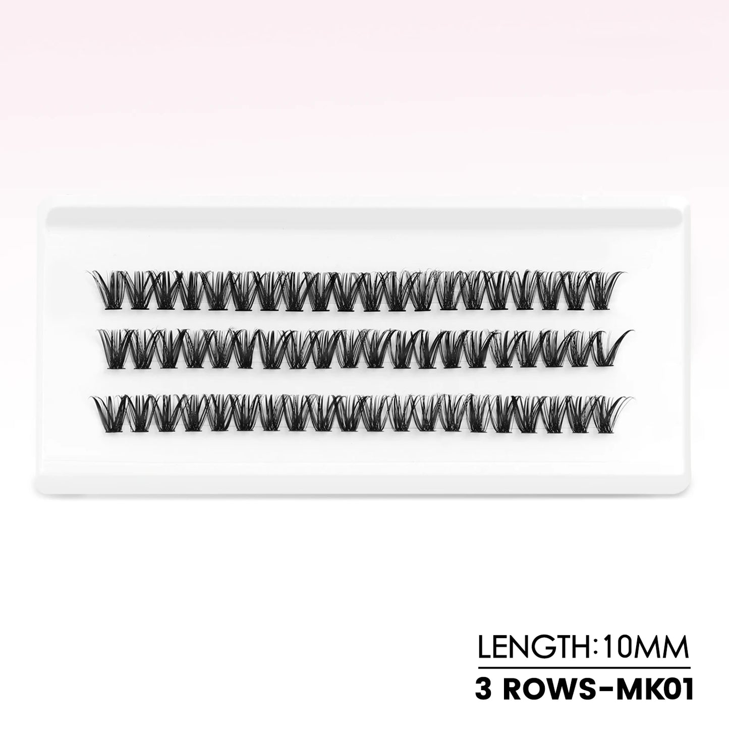 WOSHEER Lashes Cluster Kit Cat Lashes DIY Natural Eyelash Extension Kit Lash Bond & Seal Eyelash Clusters Set Makeup
