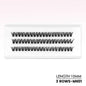 WOSHEER Lashes Cluster Kit Cat Lashes DIY Natural Eyelash Extension Kit Lash Bond & Seal Eyelash Clusters Set Makeup