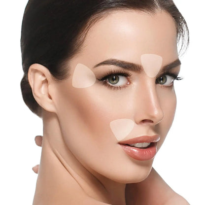 90pcs Silicone Facial Patches Forehead Face Smile Lines Patches, Easy to Use Facial Skin Firming Patches