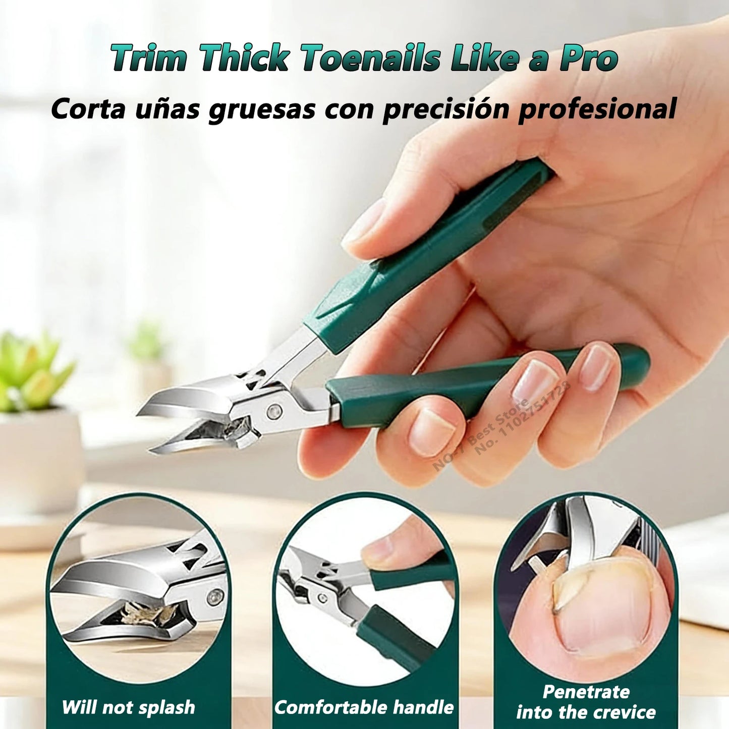 Toenail Clipper For Ingrown Or Thick Toenails Toenails Trimmer Professional Podiatrist Toenail Nipper With Stainless Steel Ultra