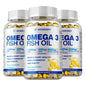 Omega-3 Fish Oil Rich in DHA and EPA - Improve Bad Mood, Relieve Stress, Strengthen The Brain, Improve Memory & Intelligence