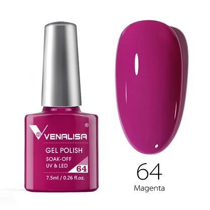 Venalisa 7.5ml HEMA FREE TPO FREE Full Coverage Soak Off UV LED Gel Polish Semi Permanent Nail Varnish Long Wear Gel Lacquer