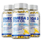 Omega-3 Fish Oil Rich in DHA and EPA - Improve Bad Mood, Relieve Stress, Strengthen The Brain, Improve Memory & Intelligence