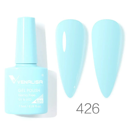 Venalisa 7.5ml HEMA FREE TPO FREE Full Coverage Soak Off UV LED Gel Polish Semi Permanent Nail Varnish Long Wear Gel Lacquer