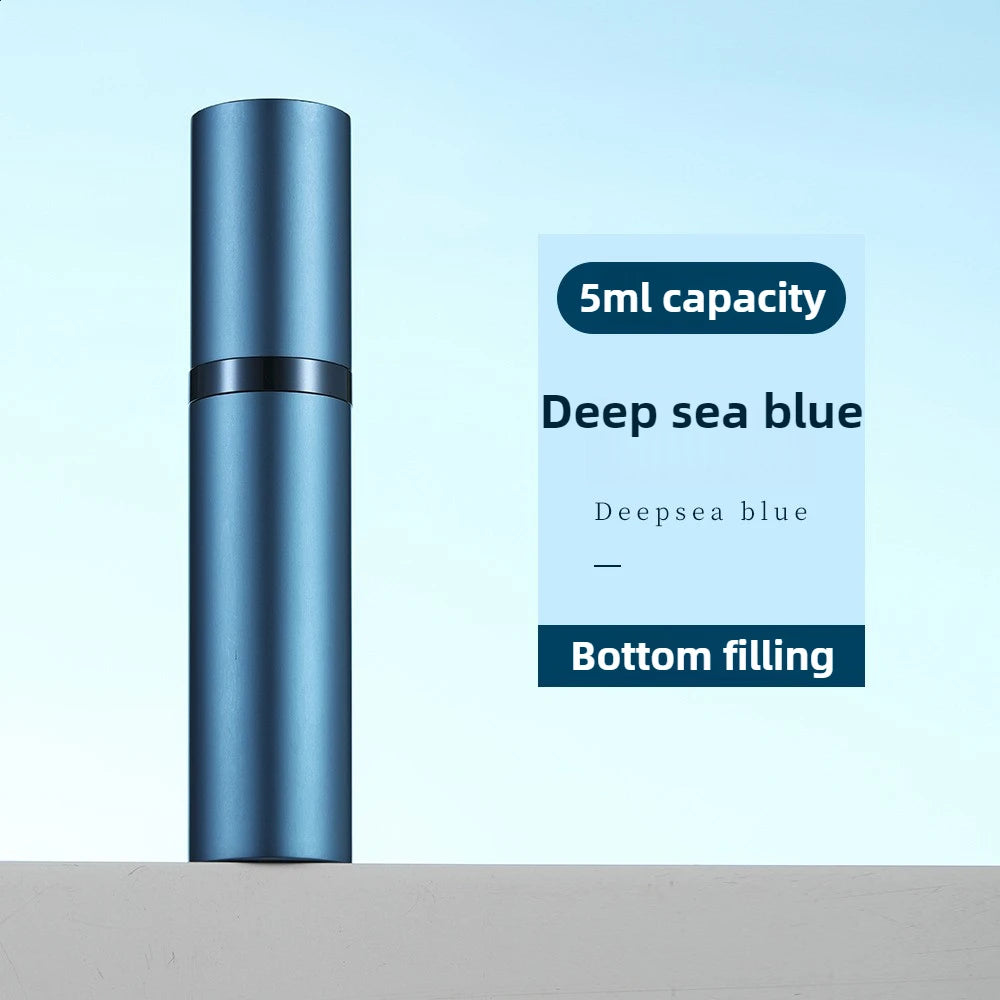 10ml 5ml Perfume Atomizer Portable Liquid Container For Cosmetics Traveling Mini Aluminum Spray Alcochol Empty Refillable Bottle