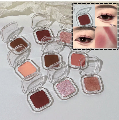 ART VALUE Single Color Eyeshadow Palette, Long-lasting, Matte & Shimmer Finish, No Fallout, Multi-color Eyeshadow for Makeup