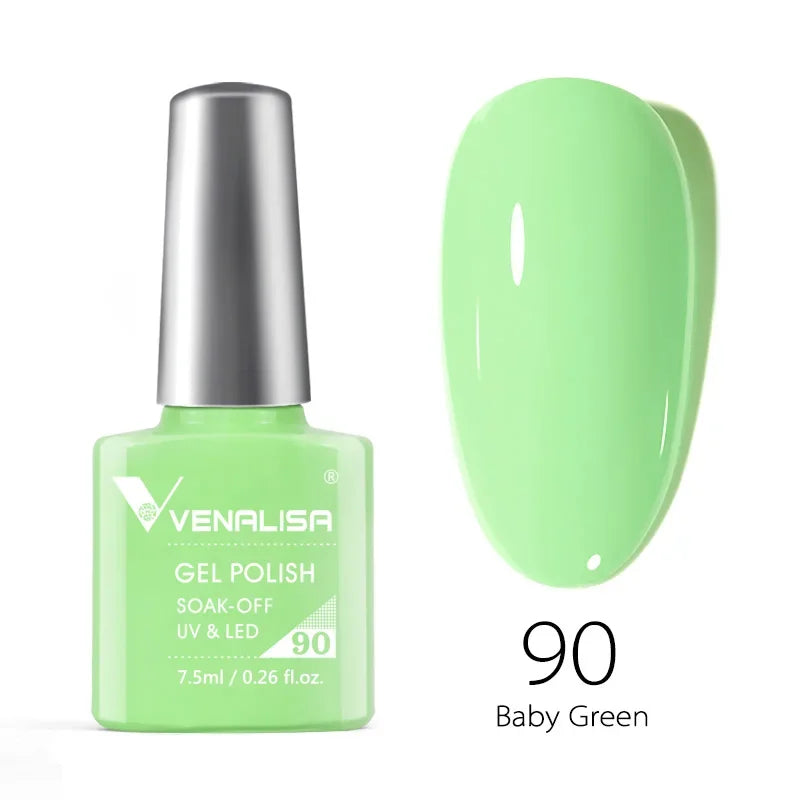 Venalisa 7.5ml HEMA FREE TPO FREE Full Coverage Soak Off UV LED Gel Polish Semi Permanent Nail Varnish Long Wear Gel Lacquer