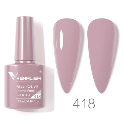 Venalisa 7.5ml HEMA FREE TPO FREE Full Coverage Soak Off UV LED Gel Polish Semi Permanent Nail Varnish Long Wear Gel Lacquer
