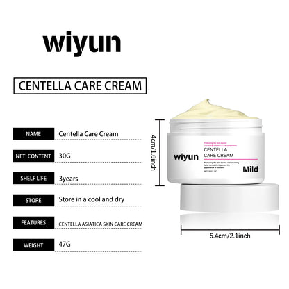 Centella Asiatica Soothing Cream Hydrating Face Moisturizer Calming Sensitive Skin Nourishing Redness Repair Acne Removal Cream