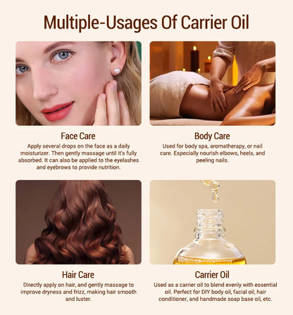 100ml Black Cumin Seed Oil For Hair Care Strengthen Conditions Scalp Cold Pressed Nourishes Nails Skin Hydration Body Massage