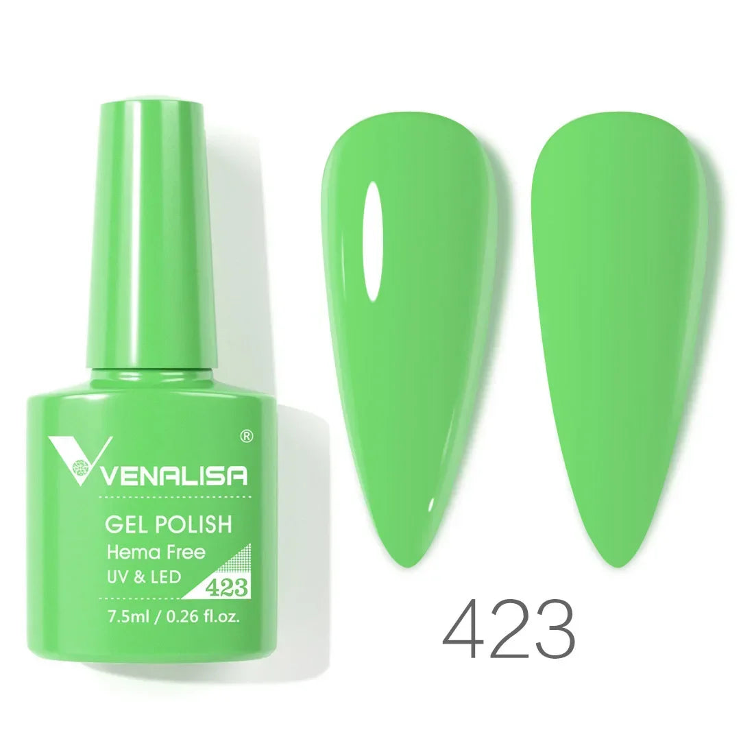 Venalisa 7.5ml HEMA FREE TPO FREE Full Coverage Soak Off UV LED Gel Polish Semi Permanent Nail Varnish Long Wear Gel Lacquer