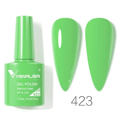Venalisa 7.5ml HEMA FREE TPO FREE Full Coverage Soak Off UV LED Gel Polish Semi Permanent Nail Varnish Long Wear Gel Lacquer