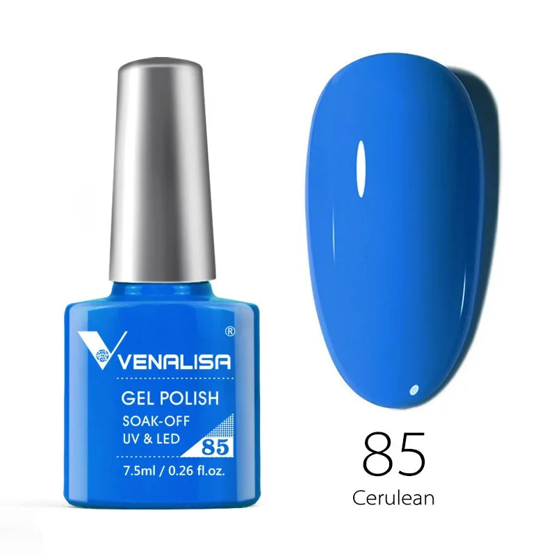 Venalisa 7.5ml HEMA FREE TPO FREE Full Coverage Soak Off UV LED Gel Polish Semi Permanent Nail Varnish Long Wear Gel Lacquer