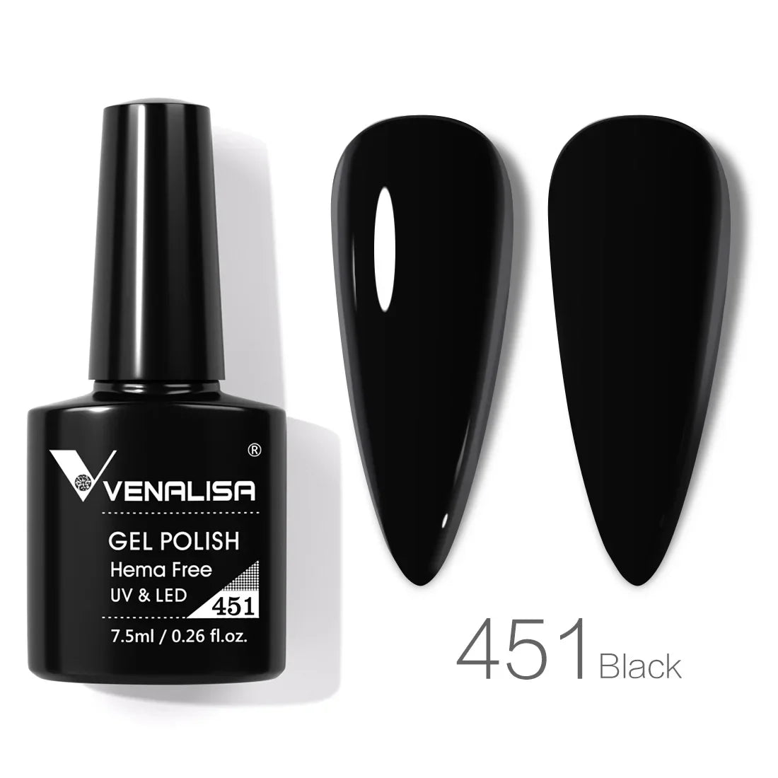 Venalisa 7.5ml HEMA FREE TPO FREE Full Coverage Soak Off UV LED Gel Polish Semi Permanent Nail Varnish Long Wear Gel Lacquer