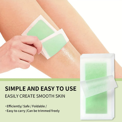10/20/30/50 Pcs Depilatory Wax Strips For Hair Removal Wax Paper Cold Wax Strips Paper For Face Neck Arm Leg Body Beauty Tools