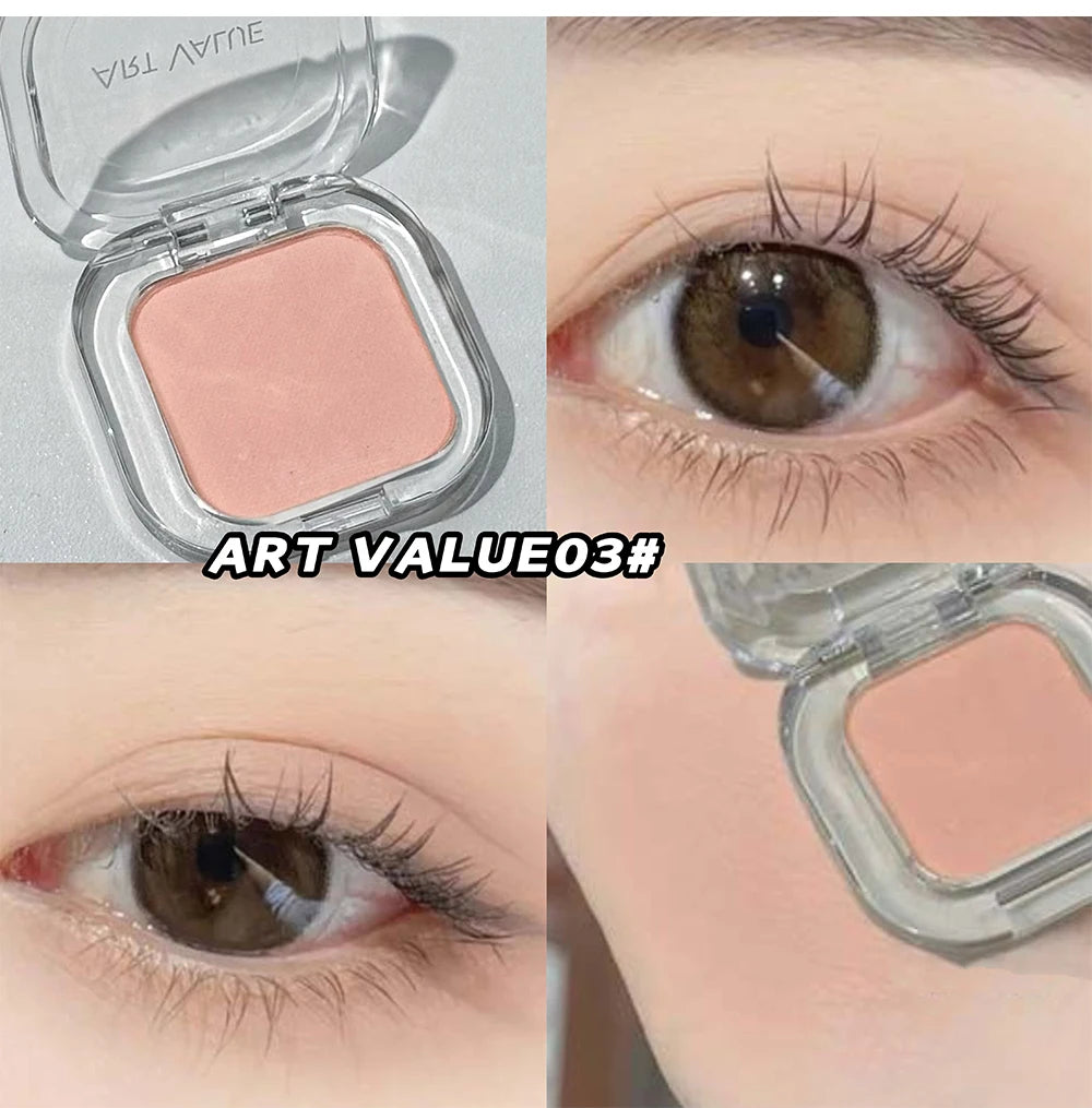 ART VALUE Single Color Eyeshadow Palette, Long-lasting, Matte & Shimmer Finish, No Fallout, Multi-color Eyeshadow for Makeup
