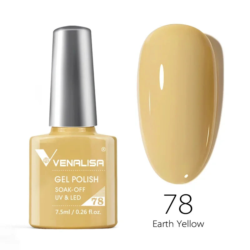Venalisa 7.5ml HEMA FREE TPO FREE Full Coverage Soak Off UV LED Gel Polish Semi Permanent Nail Varnish Long Wear Gel Lacquer
