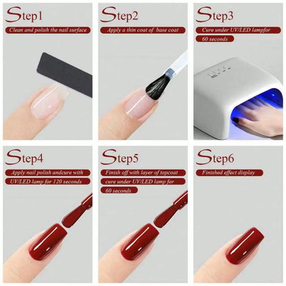 3pcs/set 15ml Gel Polish, Smoky Purple Pink Gray Tone,Semi Permanent Soak Off UV LED Design Manicure