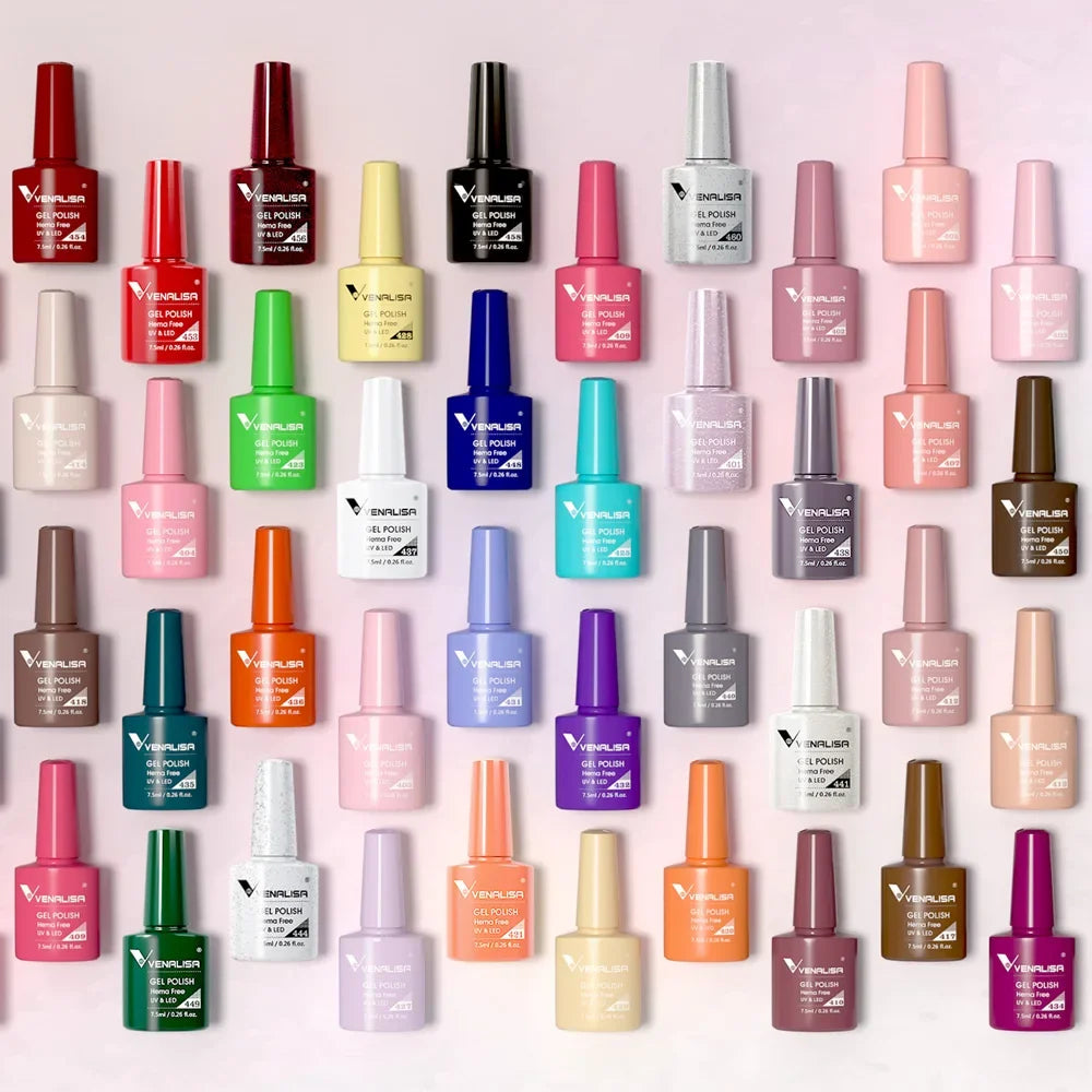 Venalisa 7.5ml HEMA FREE TPO FREE Full Coverage Soak Off UV LED Gel Polish Semi Permanent Nail Varnish Long Wear Gel Lacquer