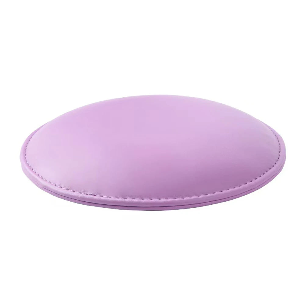 Round Microfiber Leather Elbow Rest Pad Professional Non-Slip Nail Technician Hand Rest Pillow for nail Salon Manicure Elbow Pad