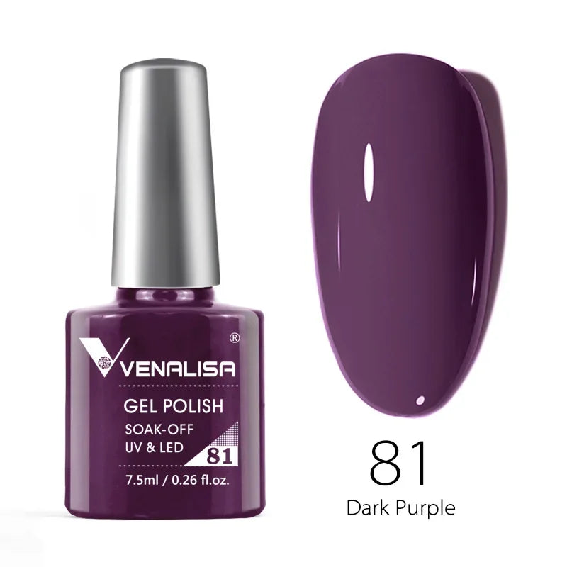 Venalisa 7.5ml HEMA FREE TPO FREE Full Coverage Soak Off UV LED Gel Polish Semi Permanent Nail Varnish Long Wear Gel Lacquer
