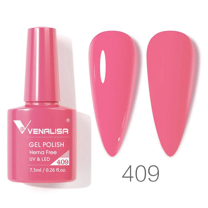 Venalisa 7.5ml HEMA FREE TPO FREE Full Coverage Soak Off UV LED Gel Polish Semi Permanent Nail Varnish Long Wear Gel Lacquer