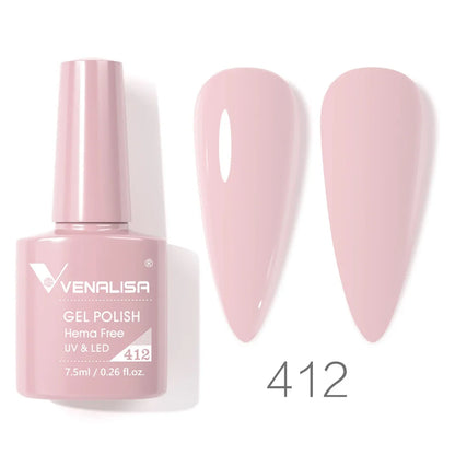 Venalisa 7.5ml HEMA FREE TPO FREE Full Coverage Soak Off UV LED Gel Polish Semi Permanent Nail Varnish Long Wear Gel Lacquer