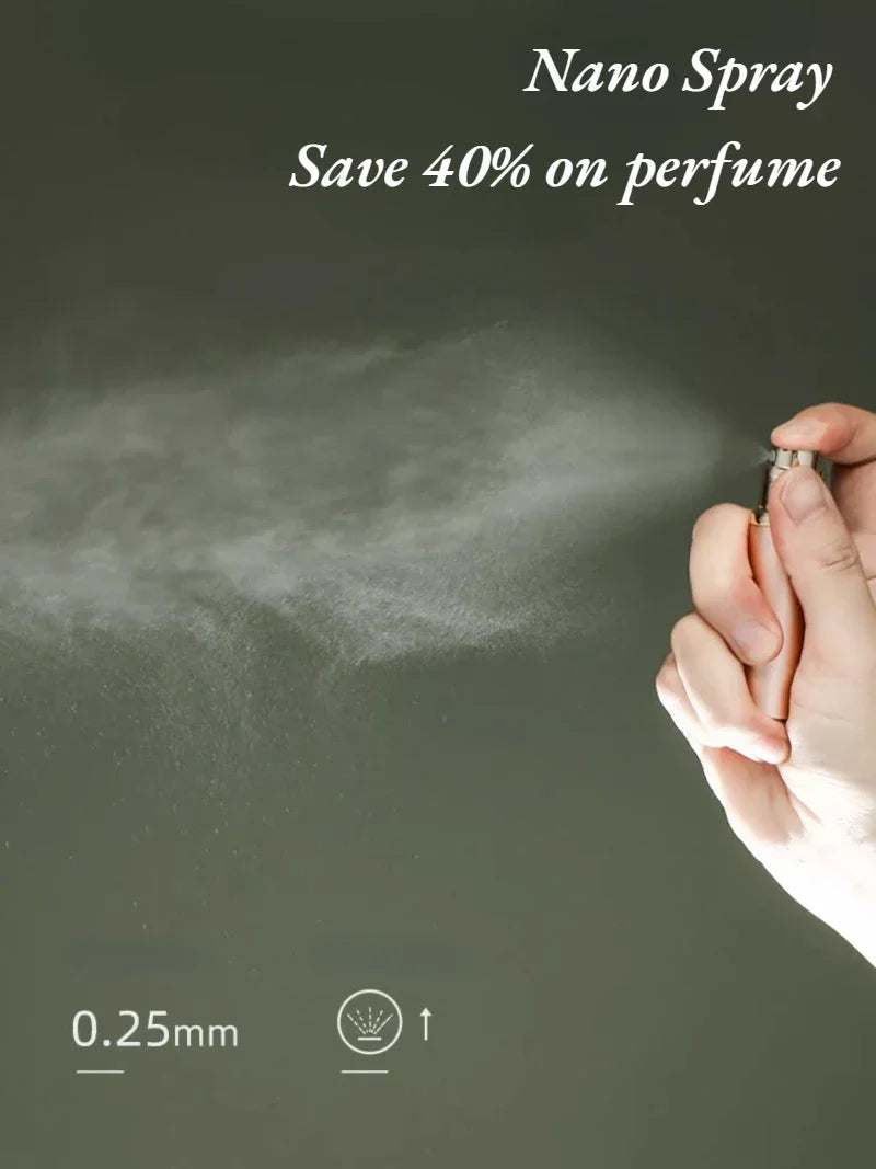 10ml 5ml Perfume Atomizer Portable Liquid Container For Cosmetics Traveling Mini Aluminum Spray Alcochol Empty Refillable Bottle