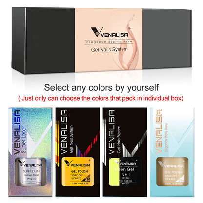 Venalisa 7.5ml HEMA FREE TPO FREE Full Coverage Soak Off UV LED Gel Polish Semi Permanent Nail Varnish Long Wear Gel Lacquer