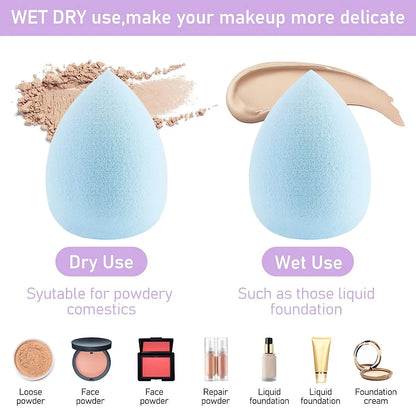 3/4/10  PCS  Makeup Sponge Blenders Blending Sponge Foundation Applicator Cosmetic Sponges makeup tools free shipping  wholesale
