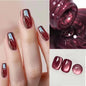 BORN PRETTY Sparkling Glass Bead Cat Magnetic Gel Nail Polish Flash White Spar Red Color Semi Permanent Soak Off UV Gel Varnish