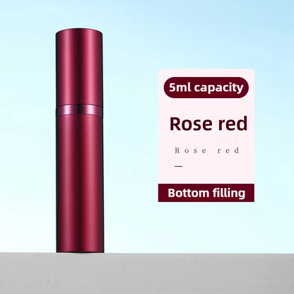 10ml 5ml Perfume Atomizer Portable Liquid Container For Cosmetics Traveling Mini Aluminum Spray Alcochol Empty Refillable Bottle