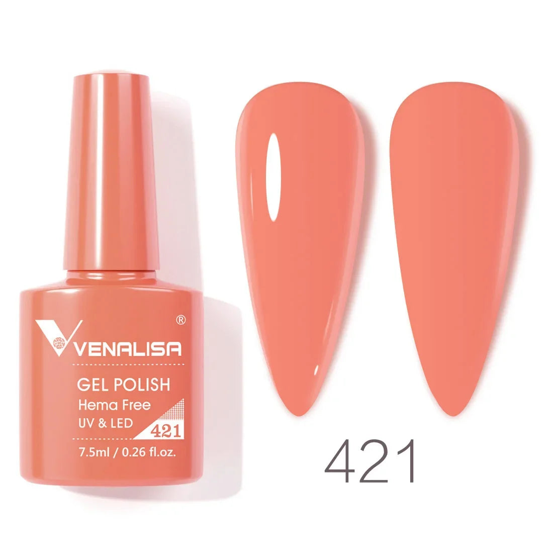 Venalisa 7.5ml HEMA FREE TPO FREE Full Coverage Soak Off UV LED Gel Polish Semi Permanent Nail Varnish Long Wear Gel Lacquer
