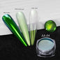 1 Jar Universal Laser Nail Glitter Holographic Powder Transparent Laser Magic Aurora Mirror Glitter UV Gel Pigment Dust