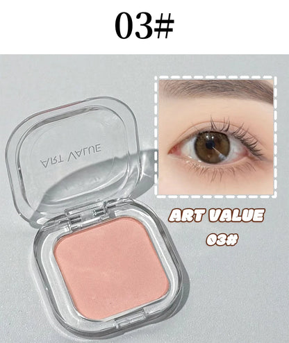 ART VALUE Single Color Eyeshadow Palette, Long-lasting, Matte & Shimmer Finish, No Fallout, Multi-color Eyeshadow for Makeup