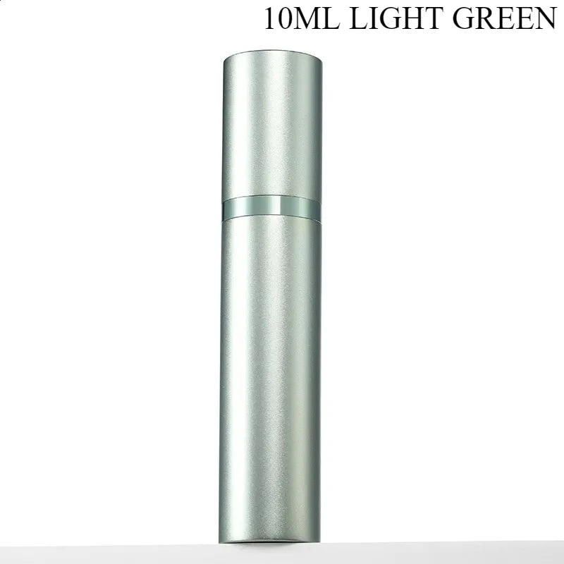 10ml 5ml Perfume Atomizer Portable Liquid Container For Cosmetics Traveling Mini Aluminum Spray Alcochol Empty Refillable Bottle