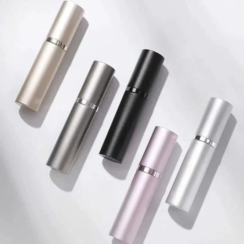 10ml 5ml Perfume Atomizer Portable Liquid Container For Cosmetics Traveling Mini Aluminum Spray Alcochol Empty Refillable Bottle