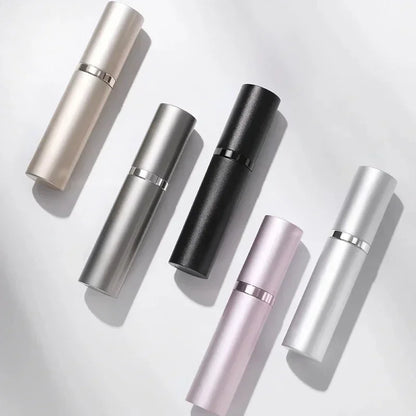 10ml 5ml Perfume Atomizer Portable Liquid Container For Cosmetics Traveling Mini Aluminum Spray Alcochol Empty Refillable Bottle
