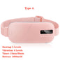 Heated Massage Warming Palace Belt Electric Period Cramp Massager for Menstrual Waist Stomach Abdominal Vibrating Heating Pad