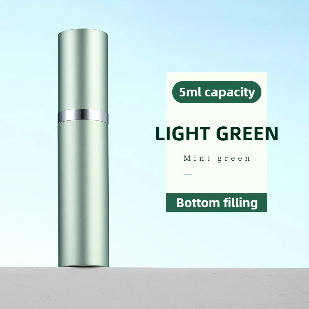 10ml 5ml Perfume Atomizer Portable Liquid Container For Cosmetics Traveling Mini Aluminum Spray Alcochol Empty Refillable Bottle