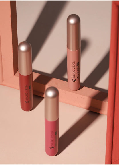 YOUNG VISION 6Pcs/Set Matte Velvet Lipgloss Waterproof Long-Lasting Liquid Lipstick for Flawless Makeup