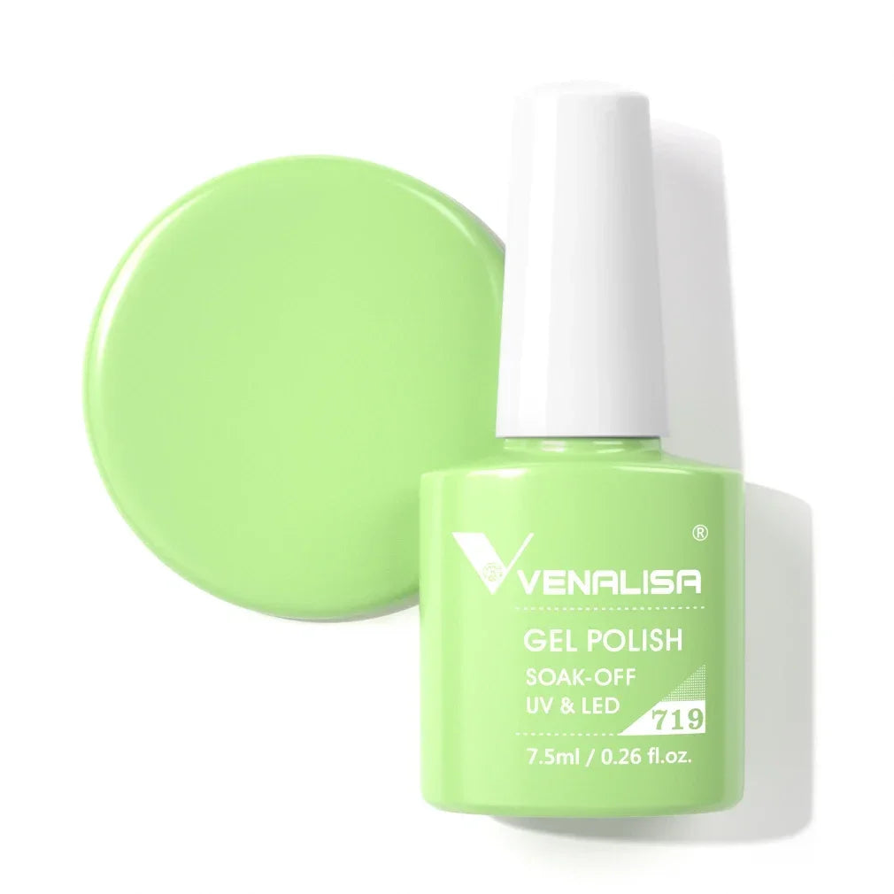 Venalisa 7.5ml HEMA FREE TPO FREE Full Coverage Soak Off UV LED Gel Polish Semi Permanent Nail Varnish Long Wear Gel Lacquer