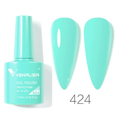 Venalisa 7.5ml HEMA FREE TPO FREE Full Coverage Soak Off UV LED Gel Polish Semi Permanent Nail Varnish Long Wear Gel Lacquer
