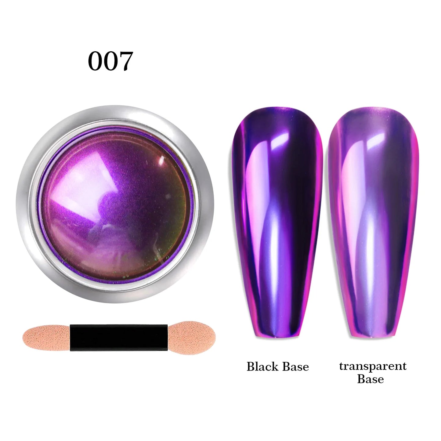 12-Color Glitter Magic Mirror Nail Powder Chameleon Aurora Pigments Multi-Chrome Shift Pigment Iridescent Rainbow Holo Nail Art*