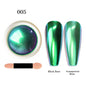 12-Color Glitter Magic Mirror Nail Powder Chameleon Aurora Pigments Multi-Chrome Shift Pigment Iridescent Rainbow Holo Nail Art*