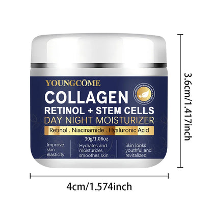 YOUNGCOME Collagen Hyaluronic Acid Skin Care Anti-Wrinkle Moisturizing Anti-Aging Night Shrink Pores Whitening Smooth Anti Aging